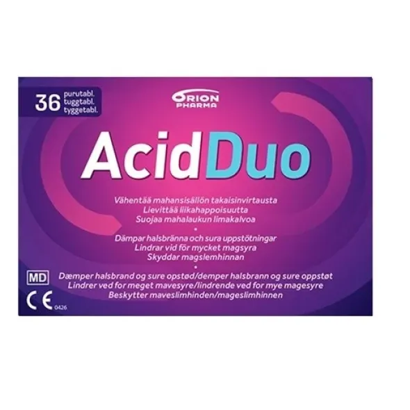 AcidDuo tyggetabletter