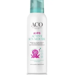 ACO Sun kids active sun mousse SPF50