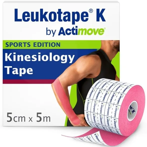 Actimove Leukotape K Kinesiology Tape pink
