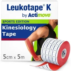 Actimove Leukotape K Kinesiology Tape rød