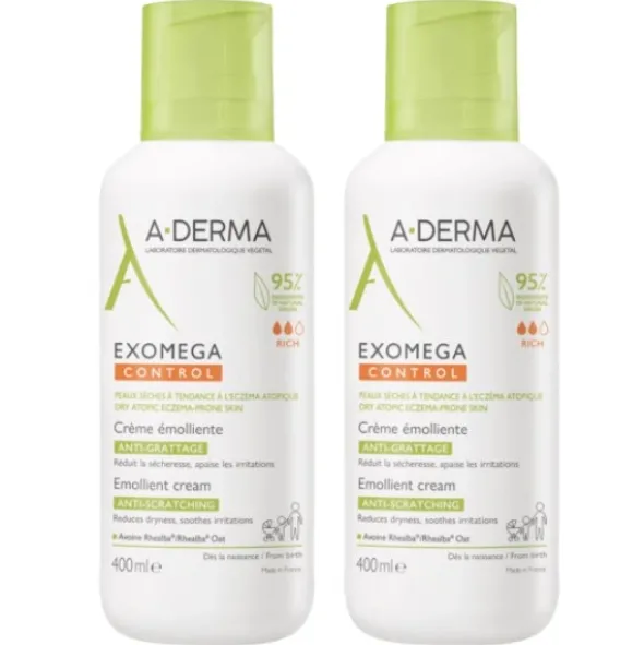 A-Derma Exomega control emollient cream sampak