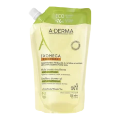 A-Derma Exomega control emollient shower oil refill