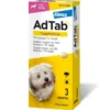 AdTab tyggetabletter til hunde > 2,5 - 5,5 kg