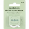 Apotekets blade til fodhøvl