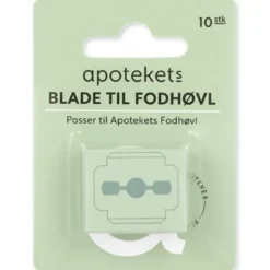 Apotekets blade til fodhøvl