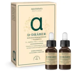 Apotekets D-dråber Mælkesyrebakterier + Vitamin D