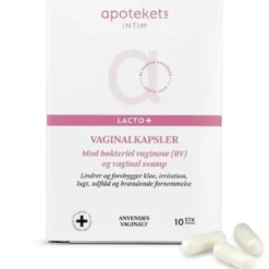 Apotekets Intim lacto+ vaginalkapsler