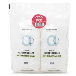 Apotekets økologiske vatrondeller maxi