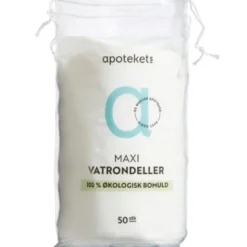 Apotekets økologiske vatrondeller maxi