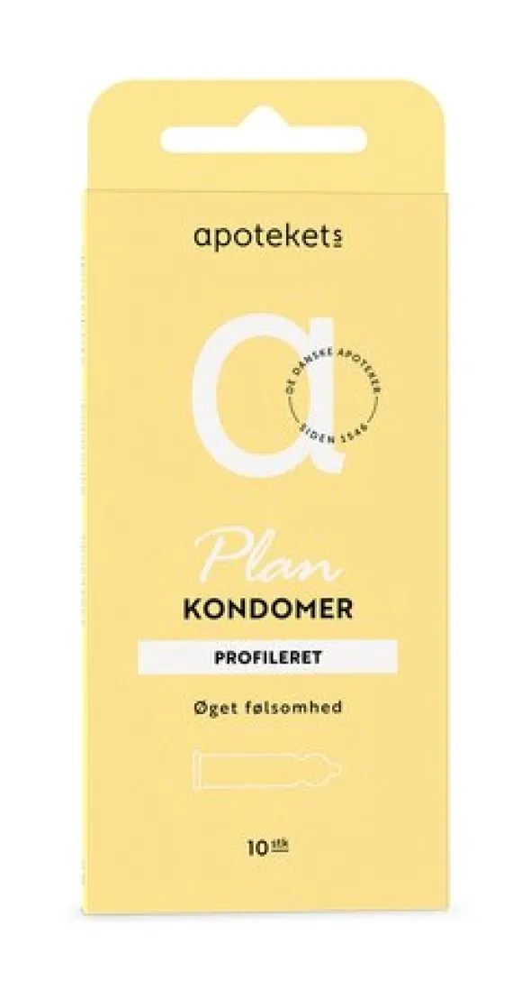 Apotekets Plan gul kondomer