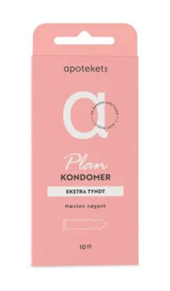 Apotekets Plan rød kondomer