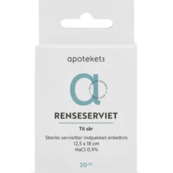 Apotekets renseserviet til sår