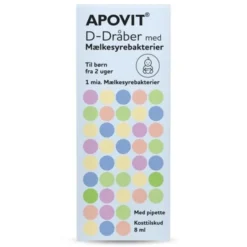 Apovit D-Dråber med mælkesyrebakterier