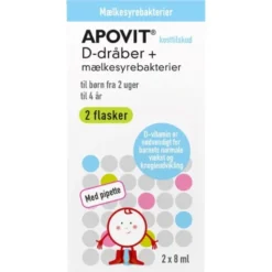 Apovit D-dråber + mælkesyrebakterier