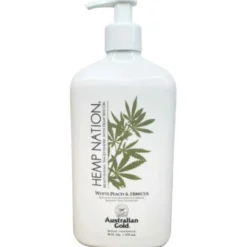 Australian Gold Hemp Nation white peach & hibiscus moisturizer