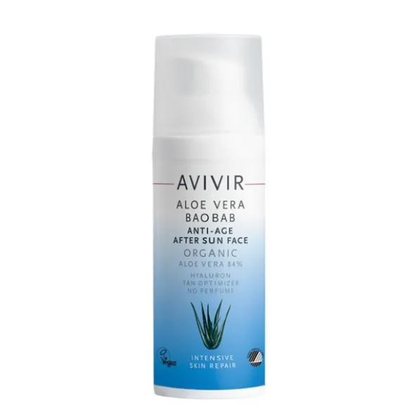 Avivir aloe vera baobab after sun face