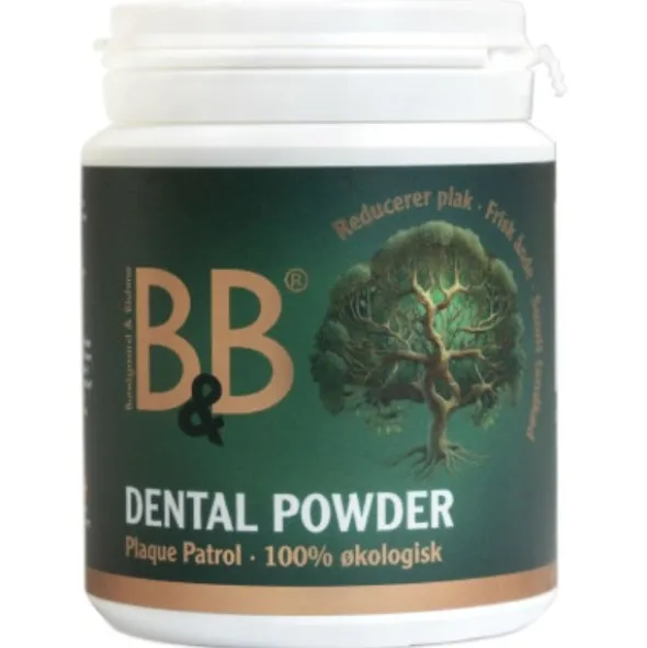 B&B plaque patrol dental powder