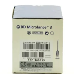 BD microlance 3 sterile kanyler grå