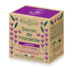 BeauTerra marseille solid soap lavender