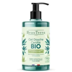 BeauTerra organic shower gel hemp & aloe vera
