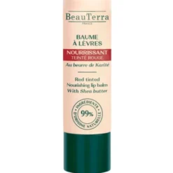 BeauTerra red tinted nourishing lip balm