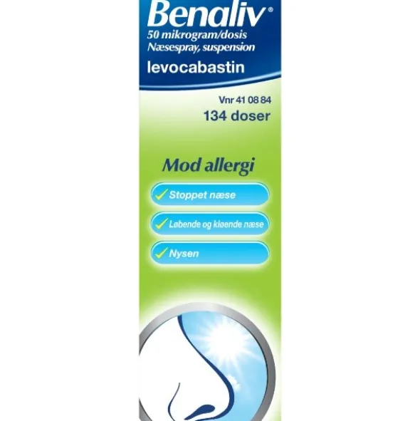 Benaliv næsespray