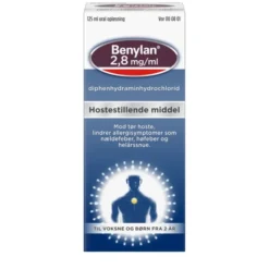 Benylan hostestillende blå