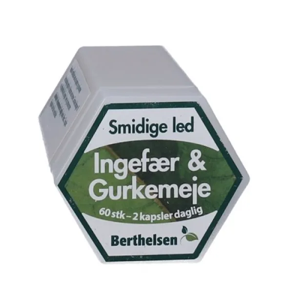 Berthelsen ingefær & gurkemeje kapsler