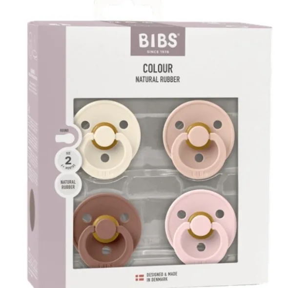 BIBS Colour size 2 ivory/blush/woodchuck/blossom