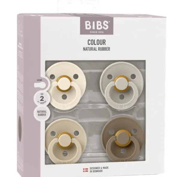 BIBS Colour size 2 ivory/sand/vanilla/dark oak