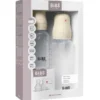 BIBS grow and flow baby bottle sutteflasker ivory sampak silicone
