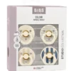 BIBS Studio Colour size 2 pin ivory vanilla/ivory steel blue
