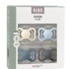 BIBS Supreme size 2 ivory/baby blue/petrol/iron