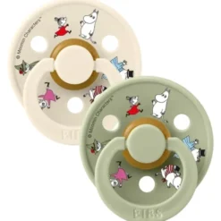 BIBS x Moomin Colour size 2 ivory/sage mix