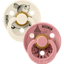 BIBS x Moomin Colour size 2 ivory/dusty pink