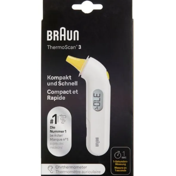 Braun thermoscan 3 øretermometer