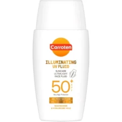 Carroten illuminating uv suncare ultralight face fluid SPF50+