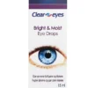 Clear Eyes bright & moist eye drops