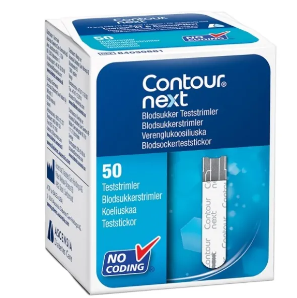 Contour next teststrimler