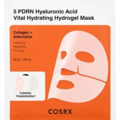 Cosrx 5 PDRN hyaluronic acid vital hydrating hydrogel mask