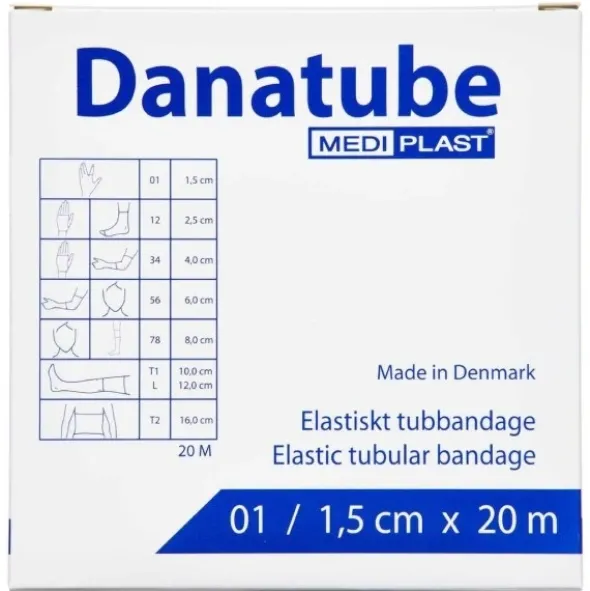 Danatube rørbandage 1,5 cm x 20 m