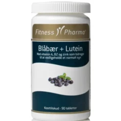 Fitness Pharma blåbær + lutein