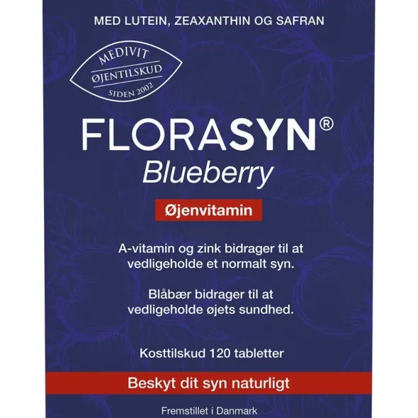 Florasyn blueberry øjenvitamin