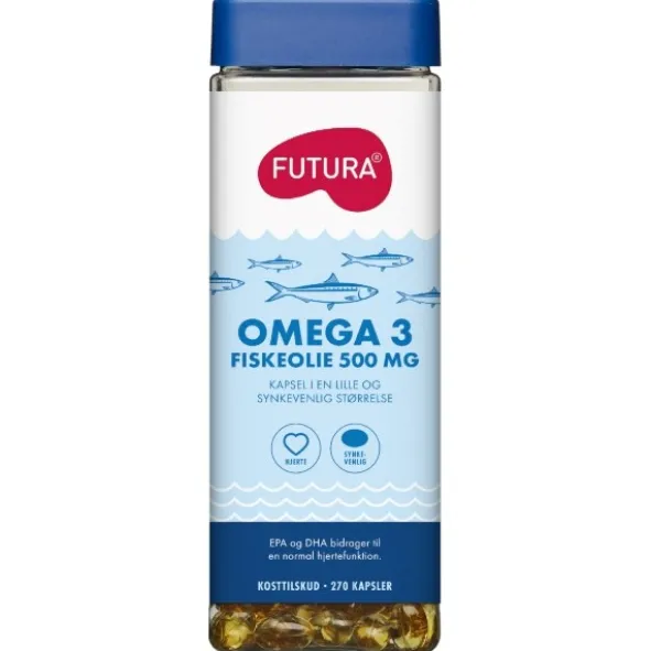 Futura omega 3 fiskeolie 500 mg