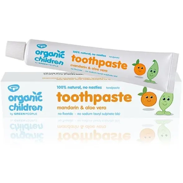 Green People organic children toothpaste mandarin & aloe vera