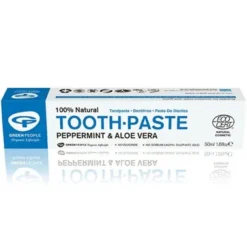 Green People toothpaste peppermint & aloe vera