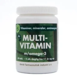 Grønne Vitaminer multivitamin med Omega-3