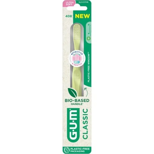 GUM classic 408 tandbørste ultra soft