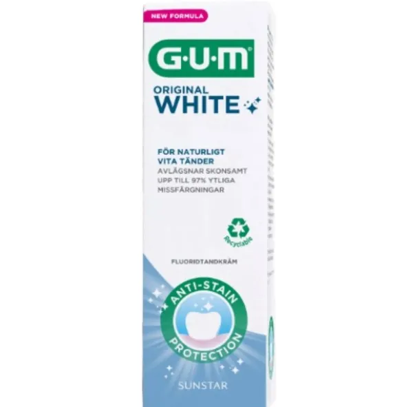 GUM Original white tandpasta