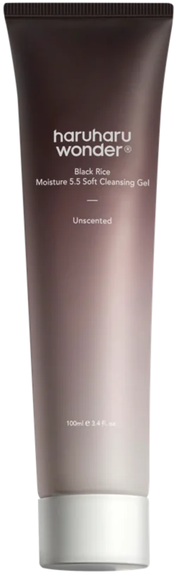 haruharu wonder black rice moisture 5.5 soft cleansing gel